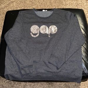GAP Glitter Logo Sweatshirt.